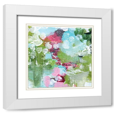 Meadowlands II White Modern Wood Framed Art Print with Double Matting by Allemand, Sue