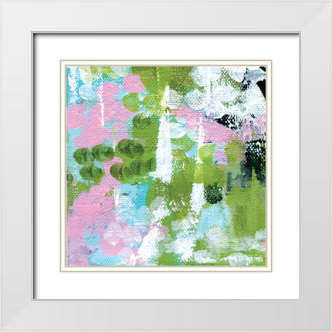 Meadowlands III White Modern Wood Framed Art Print with Double Matting by Allemand, Sue