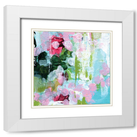 Meadowlands IV White Modern Wood Framed Art Print with Double Matting by Allemand, Sue