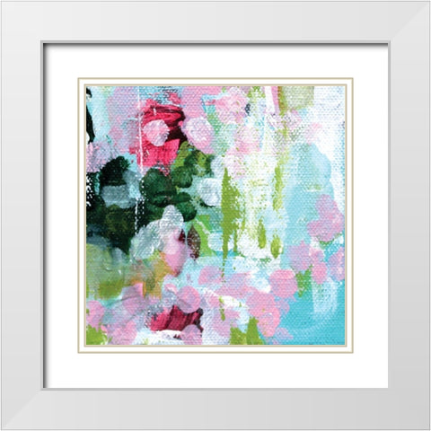 Meadowlands IV White Modern Wood Framed Art Print with Double Matting by Allemand, Sue