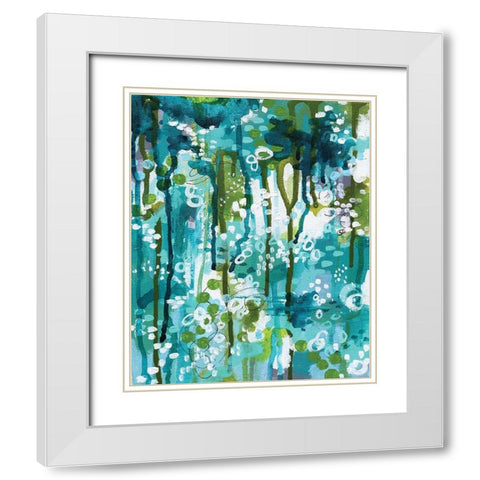 Forest for the Trees White Modern Wood Framed Art Print with Double Matting by Allemand, Sue