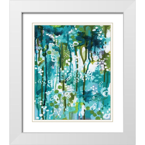Forest for the Trees White Modern Wood Framed Art Print with Double Matting by Allemand, Sue
