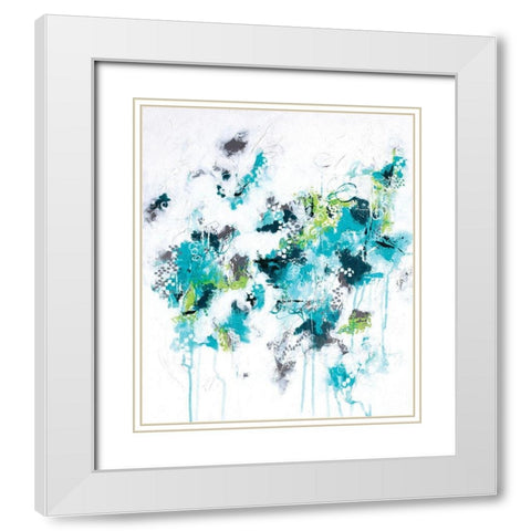 Electric Sky White Modern Wood Framed Art Print with Double Matting by Allemand, Sue