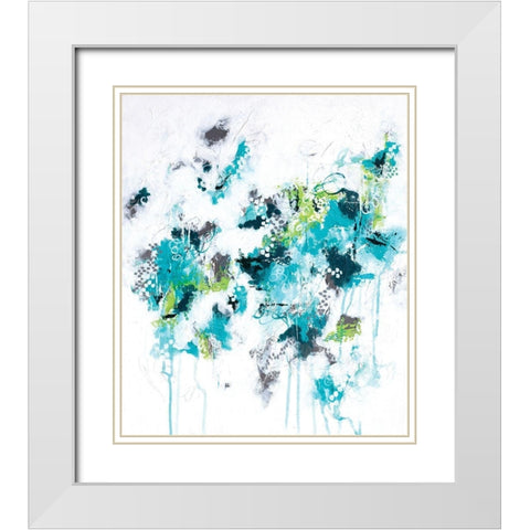 Electric Sky White Modern Wood Framed Art Print with Double Matting by Allemand, Sue