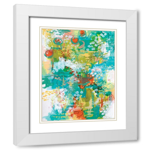 Dancing in the Sunlight White Modern Wood Framed Art Print with Double Matting by Allemand, Sue