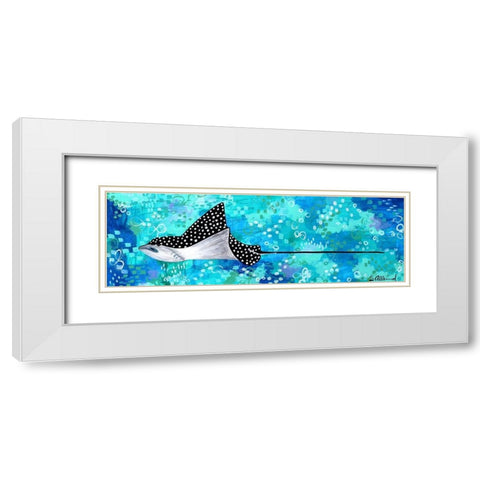 Flight of the Eagle White Modern Wood Framed Art Print with Double Matting by Allemand, Sue