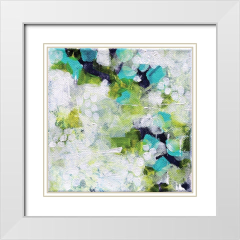 Reflections II White Modern Wood Framed Art Print with Double Matting by Allemand, Sue