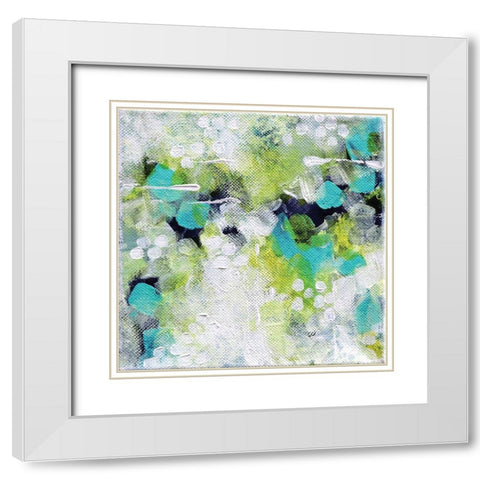 Reflections III White Modern Wood Framed Art Print with Double Matting by Allemand, Sue