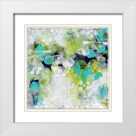 Reflections III White Modern Wood Framed Art Print with Double Matting by Allemand, Sue