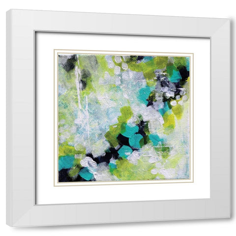 Reflections IV White Modern Wood Framed Art Print with Double Matting by Allemand, Sue