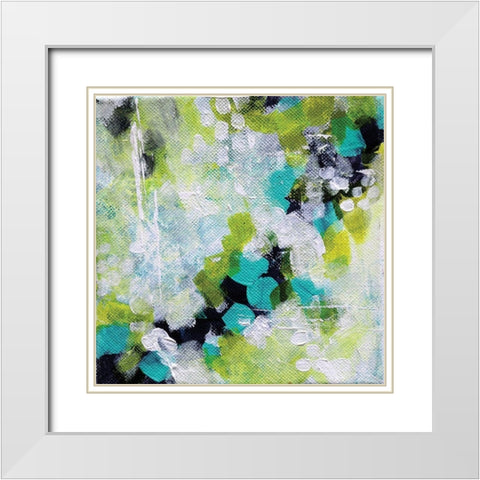 Reflections IV White Modern Wood Framed Art Print with Double Matting by Allemand, Sue