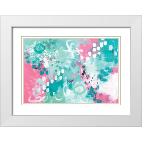 Such Fun White Modern Wood Framed Art Print with Double Matting by Allemand, Sue