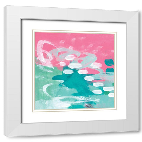 Such Fun I White Modern Wood Framed Art Print with Double Matting by Allemand, Sue