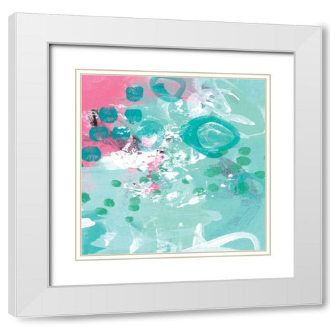 Such Fun II White Modern Wood Framed Art Print with Double Matting by Allemand, Sue