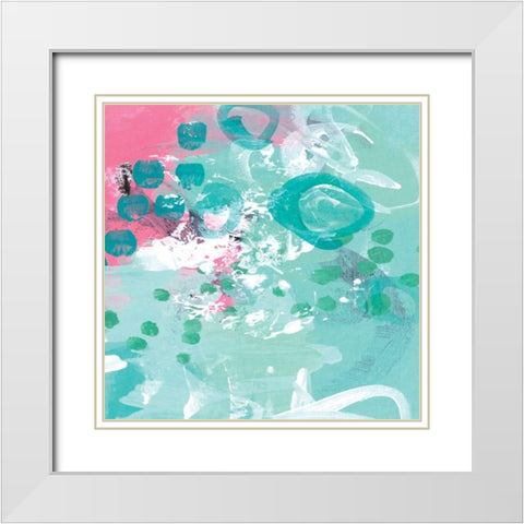 Such Fun II White Modern Wood Framed Art Print with Double Matting by Allemand, Sue