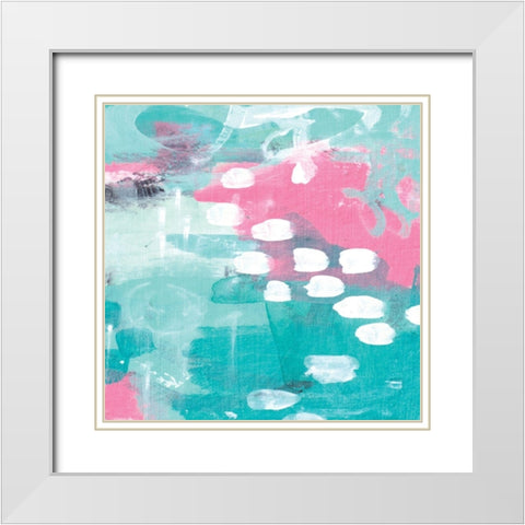 Such Fun IV White Modern Wood Framed Art Print with Double Matting by Allemand, Sue