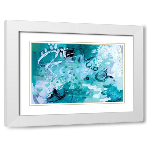 High Tide White Modern Wood Framed Art Print with Double Matting by Allemand, Sue