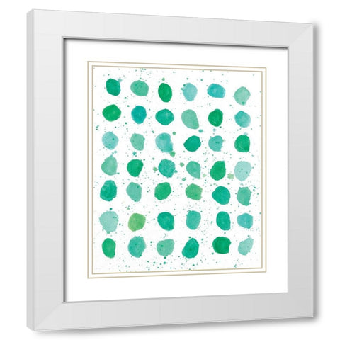 Seaglass I White Modern Wood Framed Art Print with Double Matting by Allemand, Sue