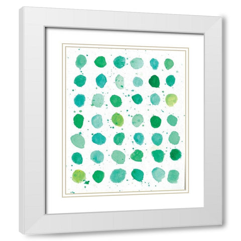 Seaglass II White Modern Wood Framed Art Print with Double Matting by Allemand, Sue