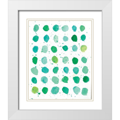 Seaglass II White Modern Wood Framed Art Print with Double Matting by Allemand, Sue