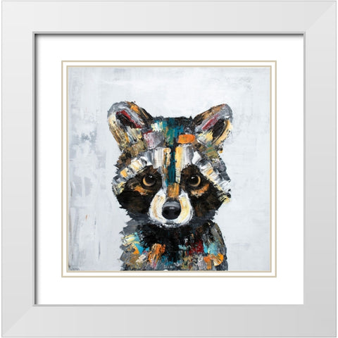 Rocky White Modern Wood Framed Art Print with Double Matting by Seeley, Jenn
