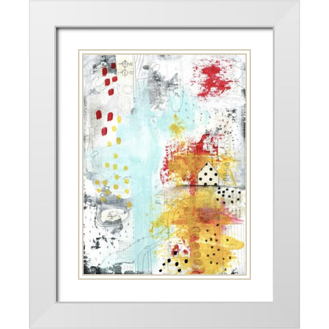 From Hot to Cold White Modern Wood Framed Art Print with Double Matting by Ogren, Sarah