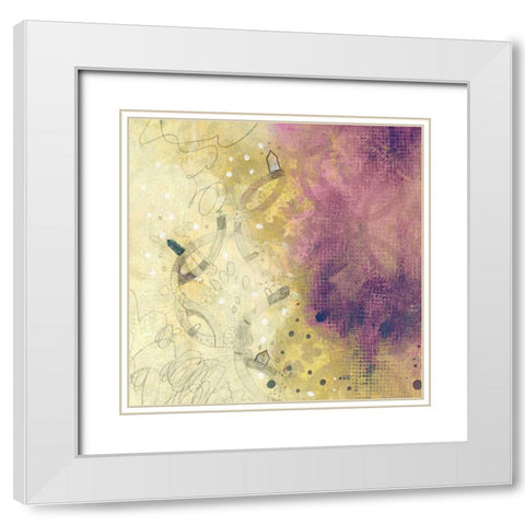 Parallel Universes White Modern Wood Framed Art Print with Double Matting by Ogren, Sarah