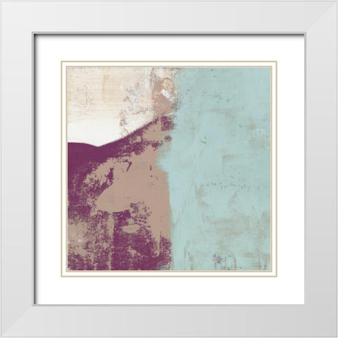 Half Way White Modern Wood Framed Art Print with Double Matting by Ogren, Sarah