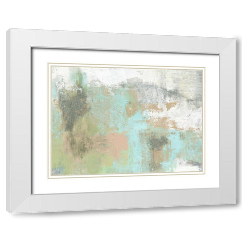 The Grey Mountain White Modern Wood Framed Art Print with Double Matting by Ogren, Sarah