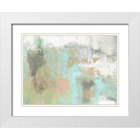 The Grey Mountain White Modern Wood Framed Art Print with Double Matting by Ogren, Sarah