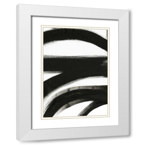 Black and White VI White Modern Wood Framed Art Print with Double Matting by Ogren, Sarah