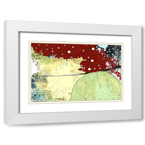 The Road Home White Modern Wood Framed Art Print with Double Matting by Ogren, Sarah