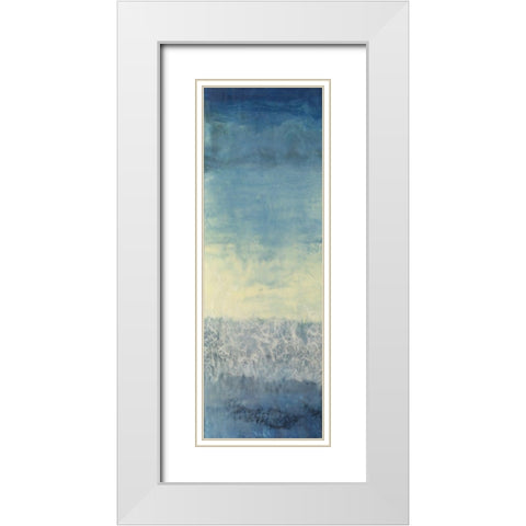 Between Worlds I White Modern Wood Framed Art Print with Double Matting by Shanti, Shima