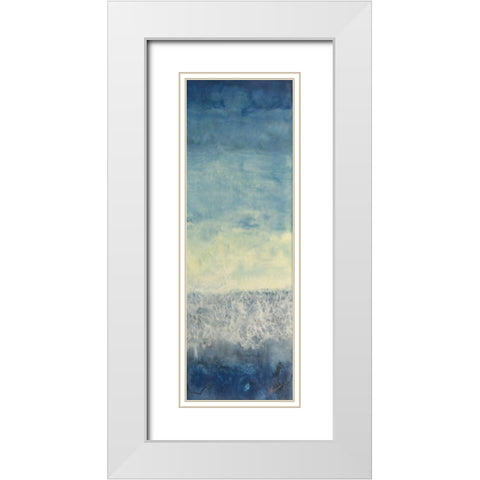 Between Worlds II White Modern Wood Framed Art Print with Double Matting by Shanti, Shima