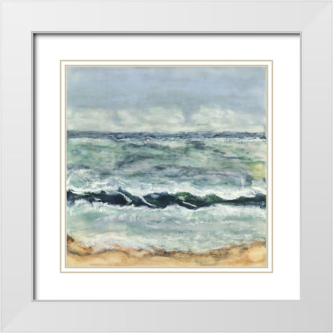 Coming Into Focus White Modern Wood Framed Art Print with Double Matting by Shanti, Shima