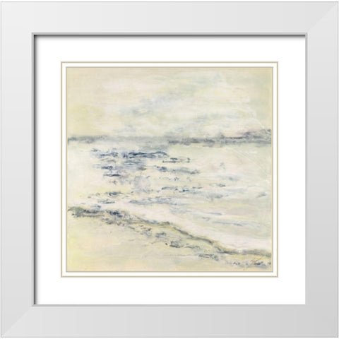 Milk and Honey White Modern Wood Framed Art Print with Double Matting by Shanti, Shima