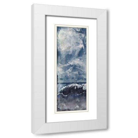 I See You I White Modern Wood Framed Art Print with Double Matting by Shanti, Shima