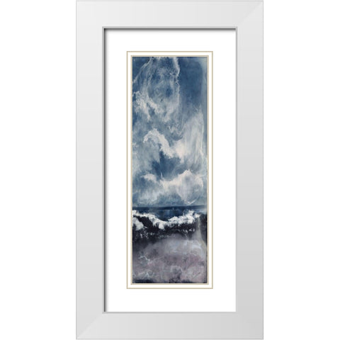 I See You II White Modern Wood Framed Art Print with Double Matting by Shanti, Shima