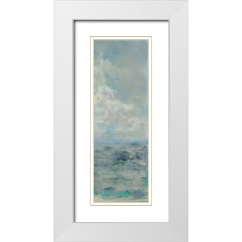 Paradise Found II White Modern Wood Framed Art Print with Double Matting by Shanti, Shima