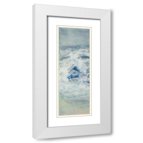 This Too Shall Pass I White Modern Wood Framed Art Print with Double Matting by Shanti, Shima