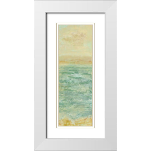 East Dawns Light II White Modern Wood Framed Art Print with Double Matting by Shanti, Shima
