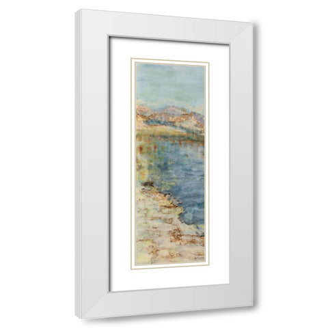 Thirsting I White Modern Wood Framed Art Print with Double Matting by Shanti, Shima