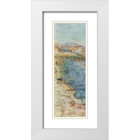 Thirsting I White Modern Wood Framed Art Print with Double Matting by Shanti, Shima