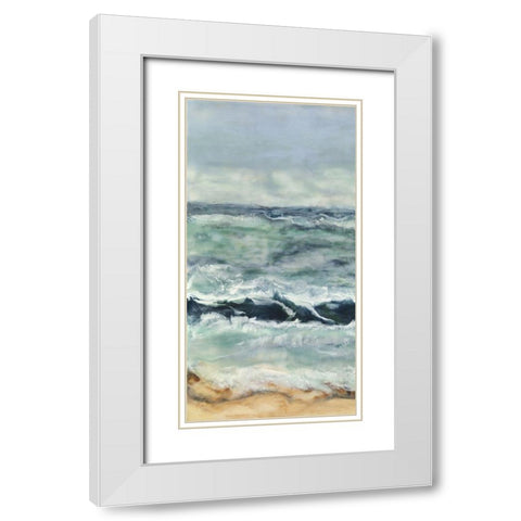Coming Into Focus I White Modern Wood Framed Art Print with Double Matting by Shanti, Shima