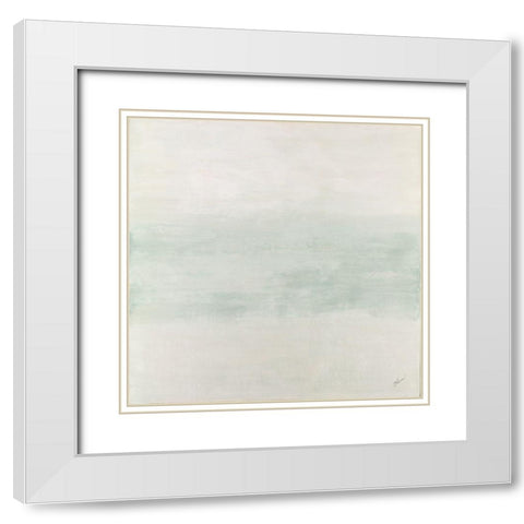 In the Stillness of Silence White Modern Wood Framed Art Print with Double Matting by Shanti, Shima