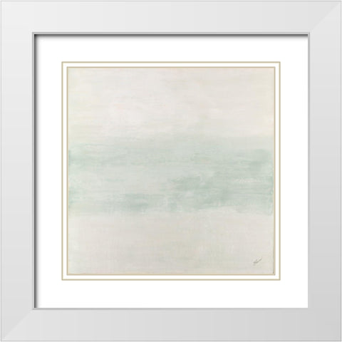 In the Stillness of Silence White Modern Wood Framed Art Print with Double Matting by Shanti, Shima