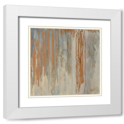 Ill Be There White Modern Wood Framed Art Print with Double Matting by Shanti, Shima