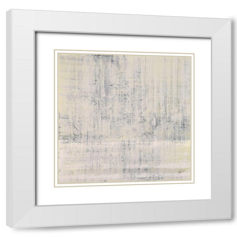 Beyond Words White Modern Wood Framed Art Print with Double Matting by Shanti, Shima