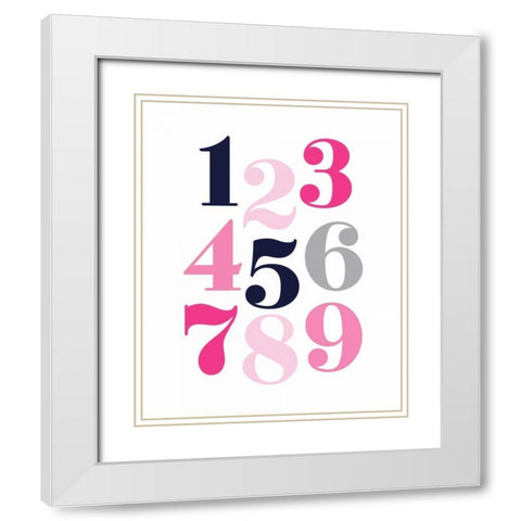 White Modern Wood Framed Art Print with Double Matting by Robinson, Tamara