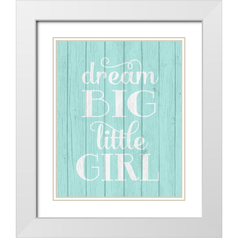 Paisley Dream Big White Modern Wood Framed Art Print with Double Matting by Robinson, Tamara